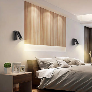 Adjustable Focused Beam Cylinder Bedroom Wall Lamp Zawala Image - 2