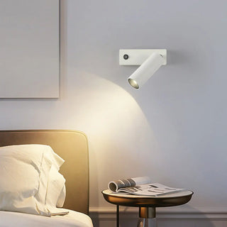 Adjustable Focused Beam Cylinder Bedroom Wall Lamp Zawala Image - 3