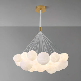 ZOWALA - Planet Living Room Adjustable Height Bubble Chandelier Image - 10