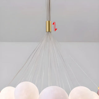 ZOWALA - Planet Living Room Adjustable Height Bubble Chandelier Image - 12