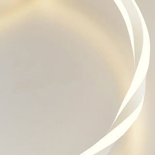 ZOWALA - Modern Circular LED Ceiling Light for Living Room White Image - 16