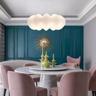 ZOWALA - Modern White Cloud Shape Plastic Ceiling Light