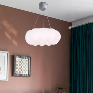 ZOWALA - Modern White Cloud Shape Plastic Ceiling Light