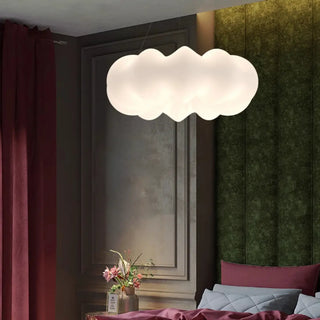 ZOWALA - Modern White Cloud Shape Plastic Ceiling Light