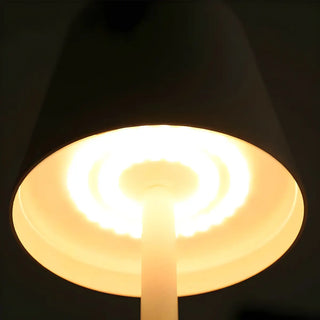 ZOWALA - Modern Metal LED Table Light Coffee Image - 11