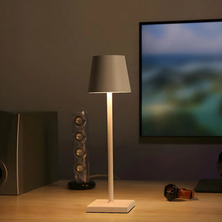 ZOWALA - Modern Metal LED Table Light Coffee Image - 2