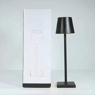 ZOWALA - Modern Metal LED Table Light Coffee Image - 3