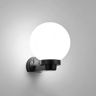 Contemporary White Square Glass Outdoor Wall Sconce Zawala Image - 13