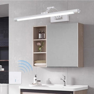White Adjustable Modern Cylinder LED Vanity Light Zawala Image - 1