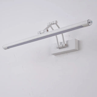 White Adjustable Modern Cylinder LED Vanity Light Zawala Image - 10