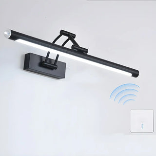 White Adjustable Modern Cylinder LED Vanity Light Zawala Image - 11