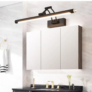 White Adjustable Modern Cylinder LED Vanity Light Zawala Image - 3