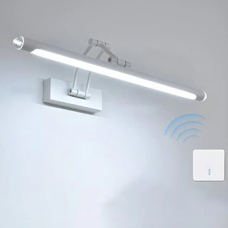 White Adjustable Modern Cylinder LED Vanity Light Zawala Image - 7