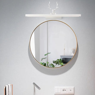 Creative Antler and Linear Design White Vanity Light Zawala Image - 3