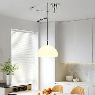 Industrial Modern Dome Iron Dining Room Pendant Light Zawala Image - 1