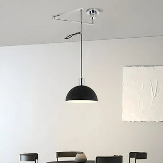 Industrial Modern Dome Iron Dining Room Pendant Light Zawala Image - 2