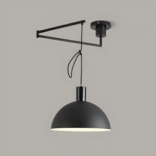 Industrial Modern Dome Iron Dining Room Pendant Light Zawala Image - 6