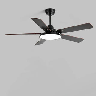 Modern Wood 3 Blades Standard Remote Ceiling Fan Light Zawala Image - 14