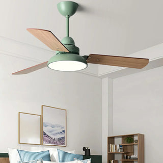 Modern Wood 3 Blades Standard Remote Ceiling Fan Light Zawala Image - 6