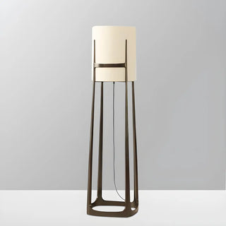 Minimalist White Cylinder Metal Modern Floor Lamp Zawala Image - 9