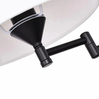 Bedroom Fabric Shade Black Swing Arm Wall Sconce Zawala Image - 9