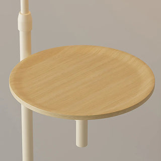 Adjustable Trendy White Cone Side Table Floor Lamp Zawala Image - 5