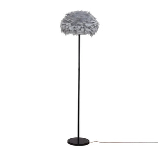 ZOWALA - Modern White Feather Metal Floor Lamp Image - 10