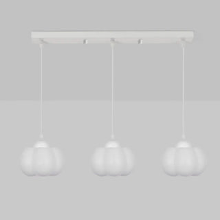 ZOWALA - Modern White Acrylic Flower Dining Room Pendant Light Image - 10