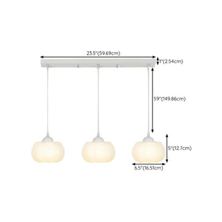 ZOWALA - Modern White Acrylic Flower Dining Room Pendant Light Image - 15