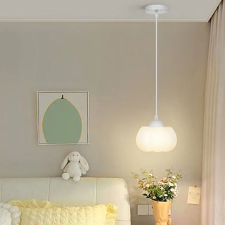 ZOWALA - Modern White Acrylic Flower Dining Room Pendant Light Image - 4