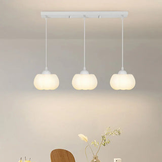 ZOWALA - Modern White Acrylic Flower Dining Room Pendant Light Image - 5