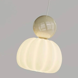Modern Green Frosted Glass Globe Bedroom Pendant Light Zawala Image - 19
