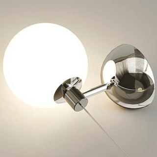 Modern Green Frosted Glass Globe Bedroom Pendant Light Zawala Image - 20