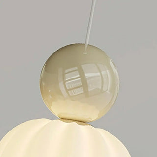 Modern Green Frosted Glass Globe Bedroom Pendant Light Zawala Image - 21