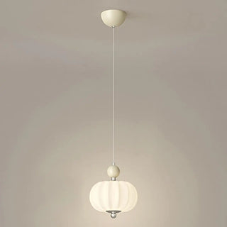Modern Green Frosted Glass Globe Bedroom Pendant Light Zawala Image - 9
