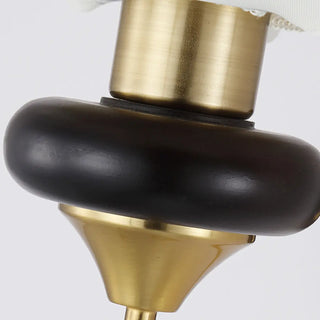 ZOWALA - Modern Metal Fabric Shade Wall Light Image - 12