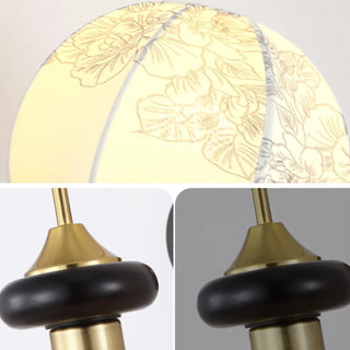 ZOWALA - Modern Metal Fabric Shade Wall Light Image - 13