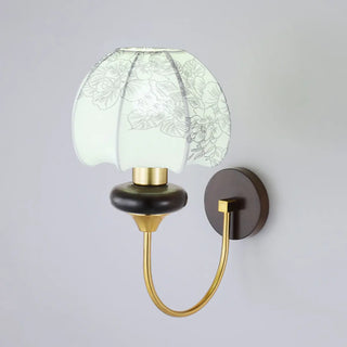 ZOWALA - Modern Metal Fabric Shade Wall Light Image - 4