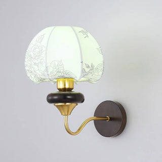 ZOWALA - Modern Metal Fabric Shade Wall Light Image - 5