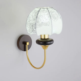 ZOWALA - Modern Metal Fabric Shade Wall Light Image - 9