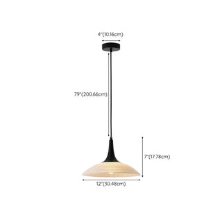 ZOWALA - Modern Classic Cone Metal Pendant Light for Kitchen #size