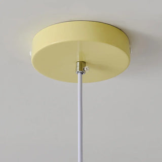 ZOWALA - Modern White Glass Dome Green Bedroom Pendant Light  Image - 15
