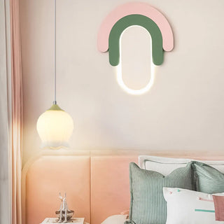 ZOWALA - Modern White Glass Dome Green Bedroom Pendant Light  Image - 4
