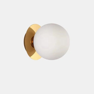 ZOWALA - Modern White Glass Globe Vanity Light Fixture Image - 2