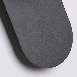 Modern Frosted Glass Globe Black Curved Wall Sconce Zawala Image - 16
