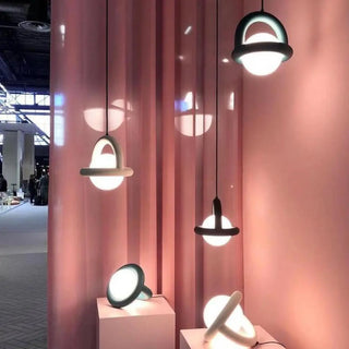 Modern White Globe Pendant Light Adjustable Length Zawala Image - 5