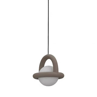 Modern White Globe Pendant Light Adjustable Length Zawala Image - 6