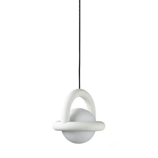 Modern White Globe Pendant Light Adjustable Length Zawala Image - 9