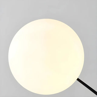 Modern Spherical Globe Black Arched Floor Lamp Zawala Image - 6