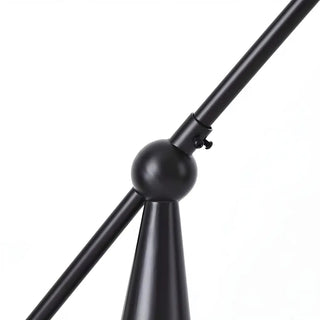 Modern Spherical Globe Black Arched Floor Lamp Zawala Image - 7